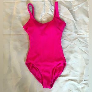 Pink bathing suit. Time and Tru